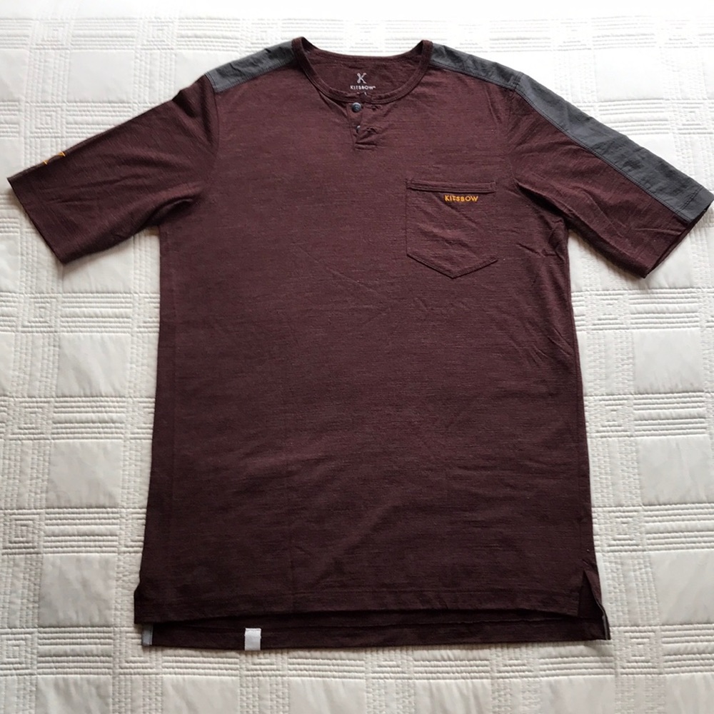 Kitsbow Men's Medium Merino Wool Cycling Shirt